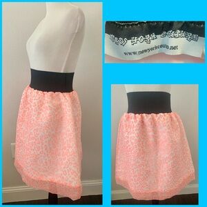 New York Couture Leopard Bubble Skirt, sz S